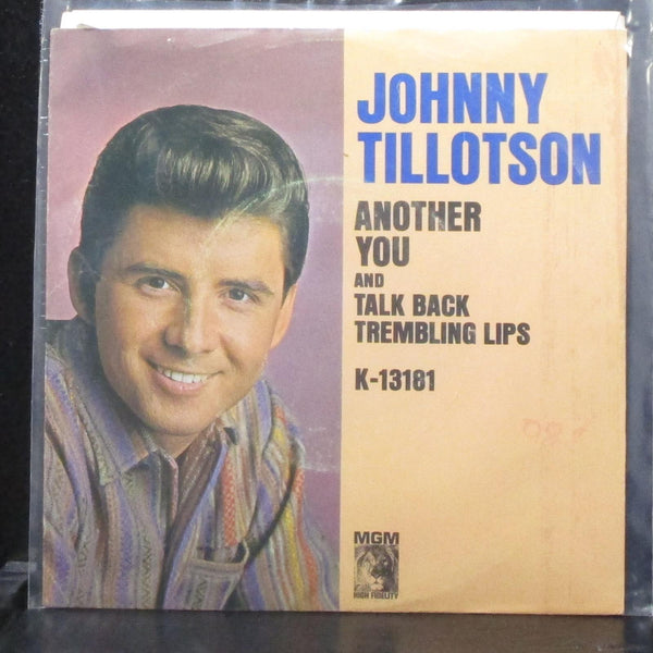 Johnny Tillotson - Talk Back Trembling Lips / Another You 7" VG+ Vinyl 45 MGM - Shuga Records
