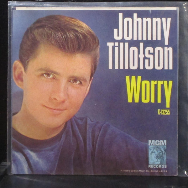 Johnny Tillotson - Worry / Sufferin' From A Heartache 7" Mint- 45 cover only - Shuga Records