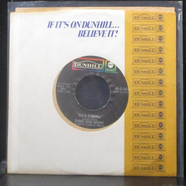 Three Dog Night - Eli's Coming / Circle For A Landing 7" Mint- Vinyl 45 ABC 1969 - Shuga Records