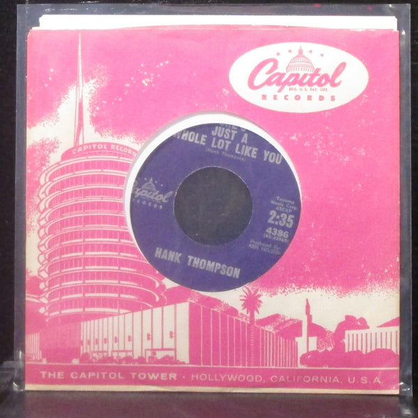 Hank Thompson - She's Just A Whole Lot Like You 7" Mint- Vinyl 45 Capitol 4386 - Shuga Records
