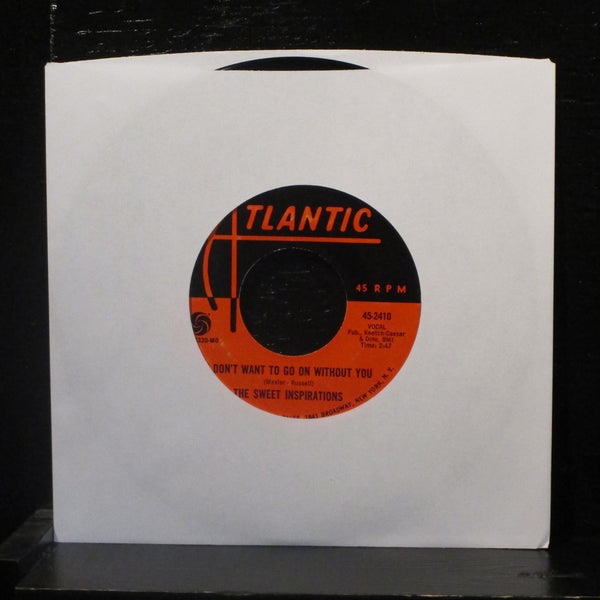 Sweet Inspirations - Why / I Don't Want To Go On Without You 7" Mint- 45-2410 - Shuga Records