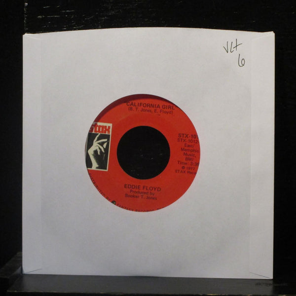 Eddie Floyd - California Girl 7" VG+ STX-1012 Stax 1977 USA Vinyl 45 - Shuga Records