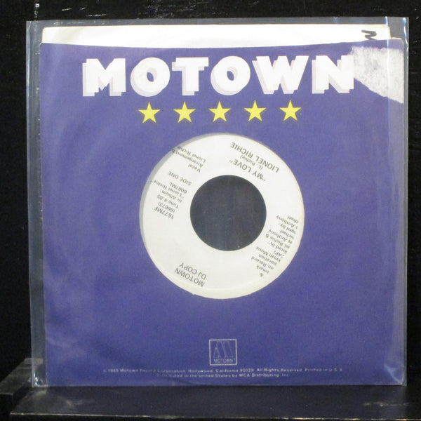 Lionel Richie - My Love 7" Mint- 1677MF Motown 1982 Promo USA Vinyl 45 - Shuga Records