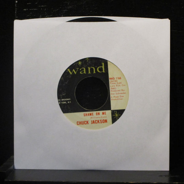 Chuck Jackson - Shame On Me / Candy 7" VG+ WND 1166 USA 1967 Vinyl 45 - Shuga Records
