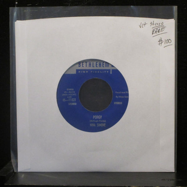 Nina Simone - Porgy / Love Me Or Leave Me 7" VG+ 45-11021 Rare Stereo Vinyl 45 - Shuga Records
