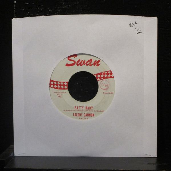 Freddy Cannon - Patty Baby / Betty Jean 7" VG+ S-4139-P Swan 1963 USA Vinyl 45 - Shuga Records