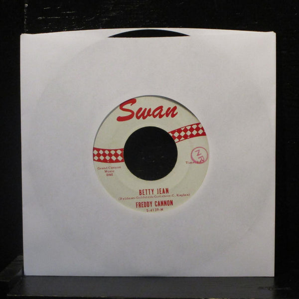 Freddy Cannon - Patty Baby / Betty Jean 7" VG+ S-4139-P Swan 1963 USA Vinyl 45 - Shuga Records