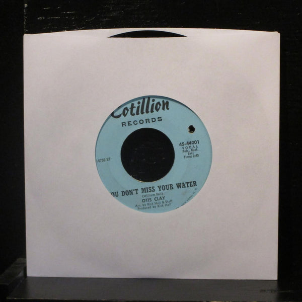 Otis Clay - She's About A Mover / You Don't Miss Your Water 7" VG+ 45-44001 - Shuga Records