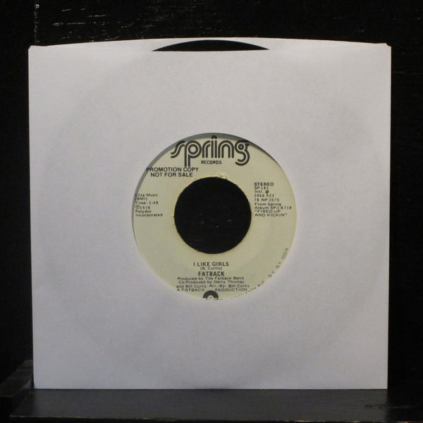 Fatback - I Like Girls 7" VG+ SP 181 Promo 1978 USA Vinyl 45 - Shuga Records