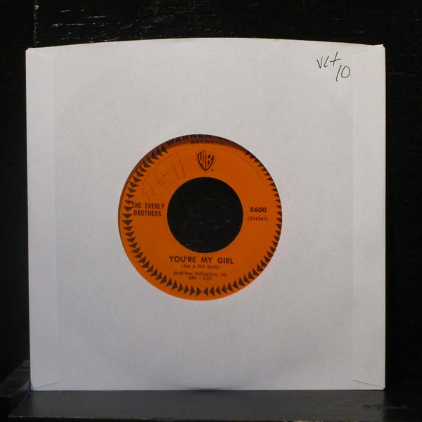 Everly Brothers - You're My Girl / Don't Let The Whole World Know 7" VG+ 5600 - Shuga Records