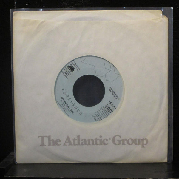 Foreigner - Down On Love 7" Mint- 7-89493 Atlantic Promo 1984 USA Vinyl 45 - Shuga Records
