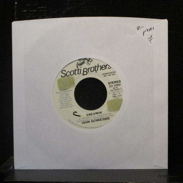 John Schneider - Dreamin' 7" Mint- ZS5 02889 Promo USA 1982 Vinyl 45 - Shuga Records