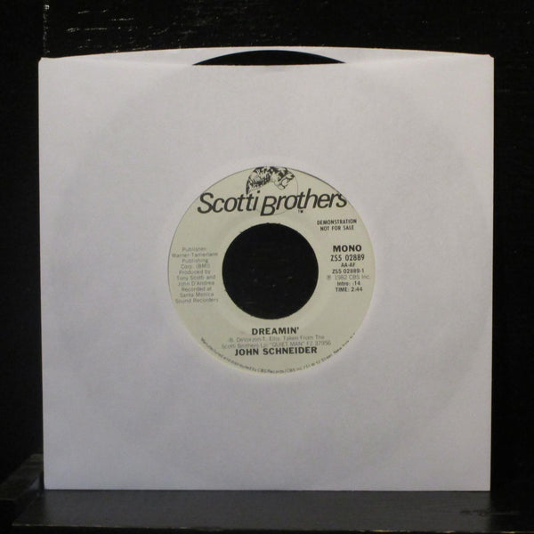John Schneider - Dreamin' 7" Mint- ZS5 02889 Promo USA 1982 Vinyl 45 - Shuga Records