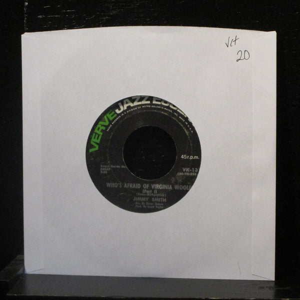 Jimmy Smith - Who's Afraid Of Virginia Woolf? 7" VG+ VK-131 USA 1964 Vinyl 45 - Shuga Records