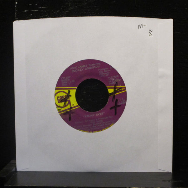 Rick James - Ebony Eyes / 1,2,3 (You Her And Me) 7" Mint- 1714GF Vinyl 45 - Shuga Records