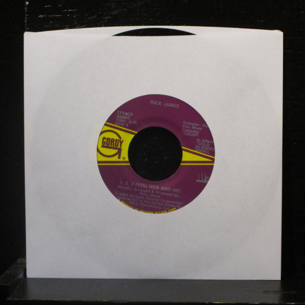 Rick James - Ebony Eyes / 1,2,3 (You Her And Me) 7" Mint- 1714GF Vinyl 45 - Shuga Records