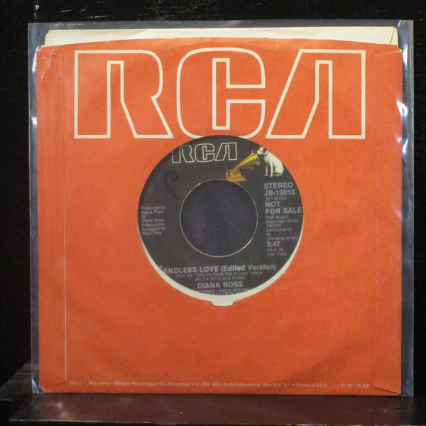 Diana Ross - Endless Love 7" Mint- JB-13013 RCA 1981 White Color Vinyl Promo 45 - Shuga Records