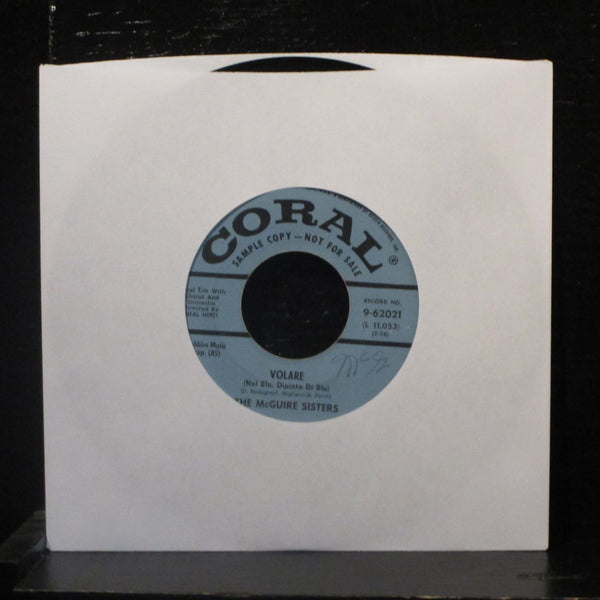 The McGuire Sisters - Do You Love Me Like You Kiss Me / Volare 7" VG+ 9-62021 - Shuga Records