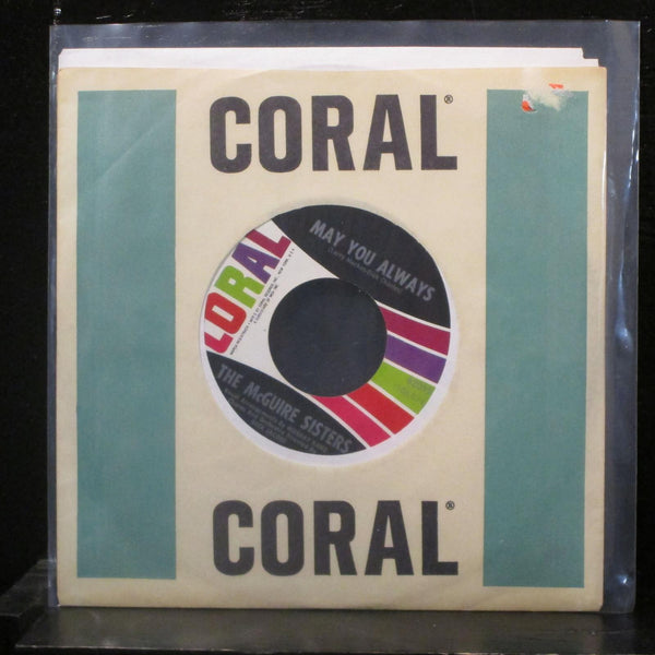 The McGuire Sisters - May You Always / Achoo-Cha Cha 7" Mint- 62059 Reissue 45 - Shuga Records