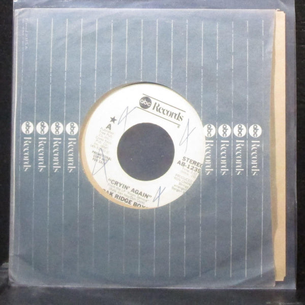 Oak Ridge Boys - Cryin' Again 7" Mint- Promo Vinyl 45 ABC AB-12397 USA 1978 - Shuga Records