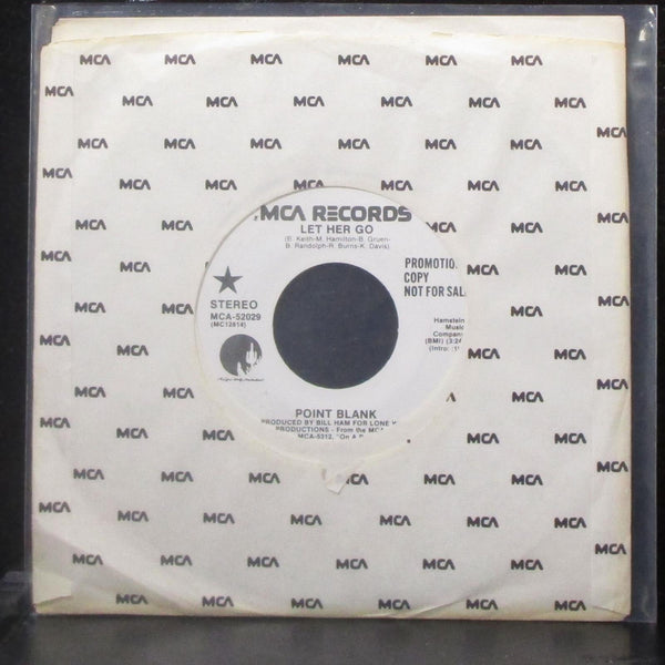 Point Blank - Let Her Go 7" VG+ Promo Vinyl 45 MCA-52029 USA 1982 - Shuga Records