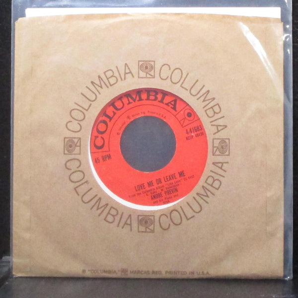 Andre Previn - Love Me Or Leave Me / Like Love 7" Mint- Vinyl 45 Columbia USA - Shuga Records