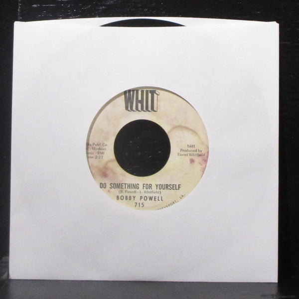 Bobby Powell - It's Getting Late In The Evening 7" VG+ Vinyl 45 Whit 715 white - Shuga Records