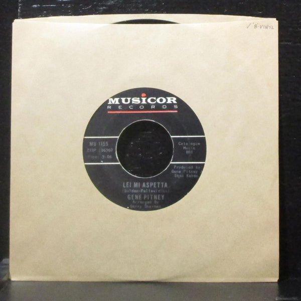 Gene Pitney - Nessuno Mi Puo' Giudicare / Lei Mi Aspetta 7" VG Vinyl 45 Musicor - Shuga Records