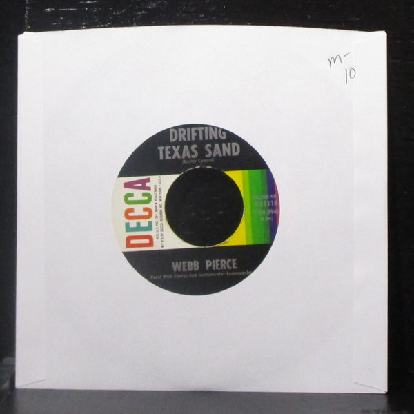 Webb Pierce - Drifting Texas Sand / All I Need Is You 7" Mint- Vinyl 45 Decca - Shuga Records
