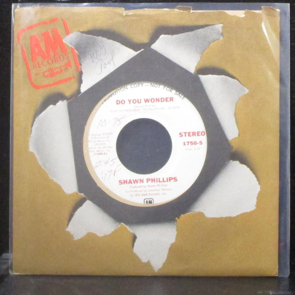 Shawn Phillips - Do You Wonder 7" VG+ Promo Vinyl 45 A&M 1750 USA 1975 - Shuga Records