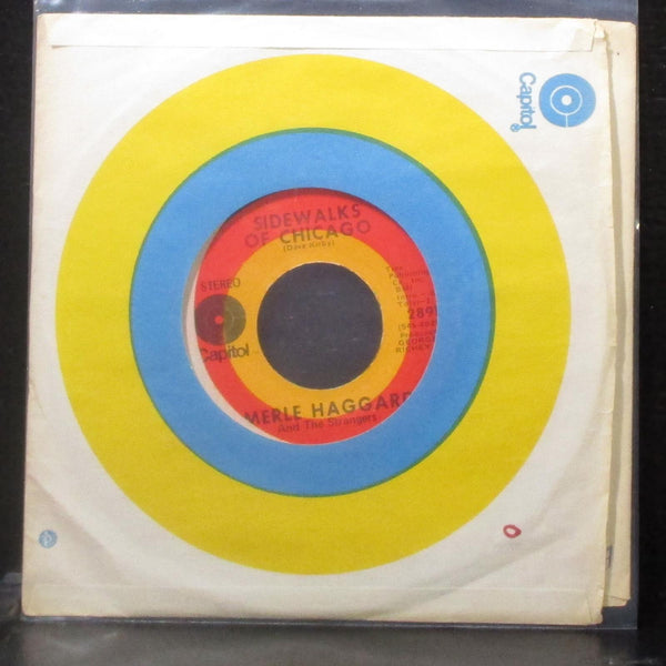 Merle Haggard - I Can't Be Myself / Sidewalks Of Chicago 7" Mint- Vinyl 45 - Shuga Records