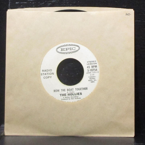 The Hollies - Hey Willy / Row The Boat Together 7" VG+ Promo Vinyl 45 Epic 1971 - Shuga Records