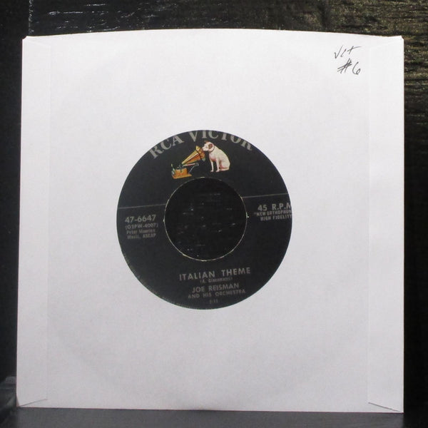 Joe Reisman - Italian Theme / 21 Rue Pigalle 7" VG+ Vinyl 45 RCA Victor 47-6647 - Shuga Records