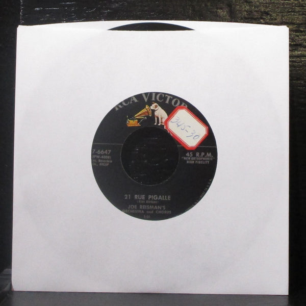 Joe Reisman - Italian Theme / 21 Rue Pigalle 7" VG+ Vinyl 45 RCA Victor 47-6647 - Shuga Records