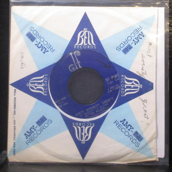 Bobby Russell - Carlie / Ain't Society Great? 7" Mint- Vinyl 45 ELF 90,023 blue - Shuga Records