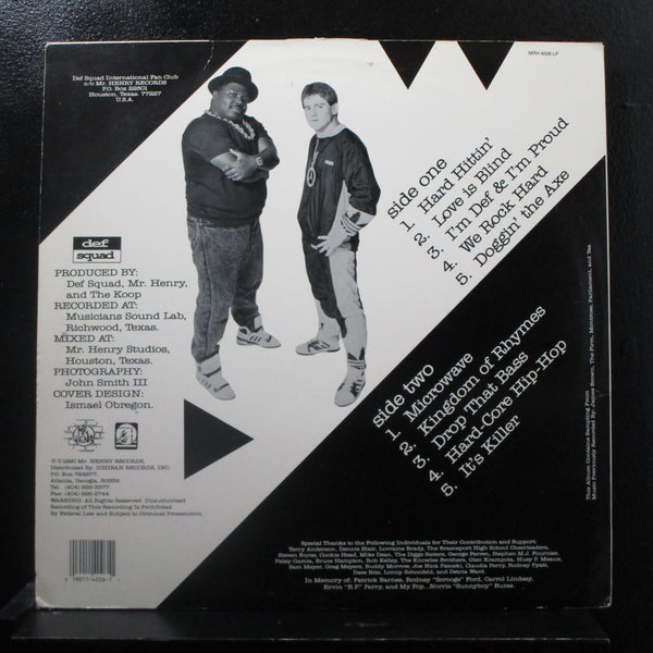Def Squad - Hard Hittin' LP VG+ MRH 4026 USA 1990 Promo Vinyl Record - Shuga Records