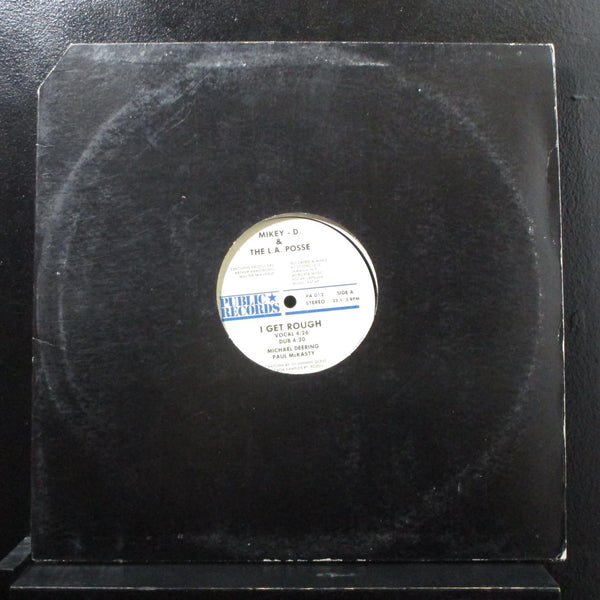 Mikey-D & The L.A. Posse - I Get Rough / Go For It 12" VG+ PA 012 Vinyl Record - Shuga Records