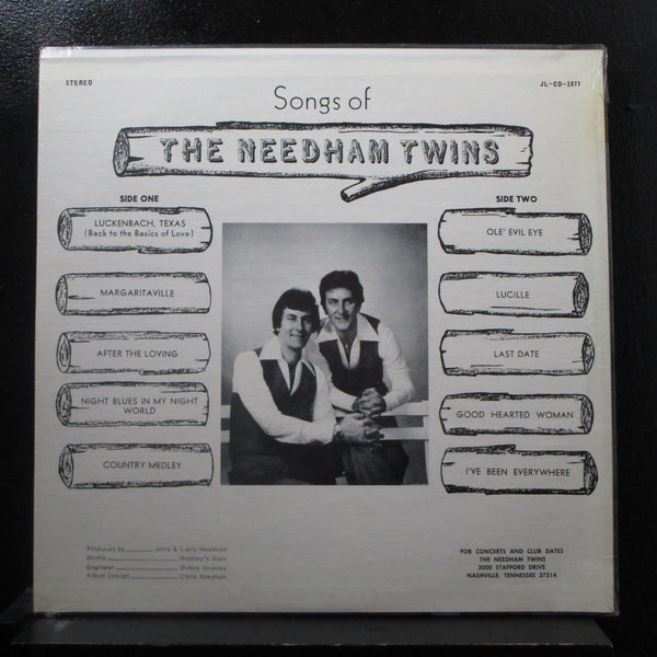 The Needham Twins - Songs Of The Needham Twins LP New Sealed Private 1977 Record - Shuga Records