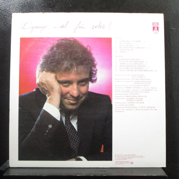 Dyango - Al Fin Solos! LP Mint- 11962 Colombia 1984 Vinyl Record - Shuga Records