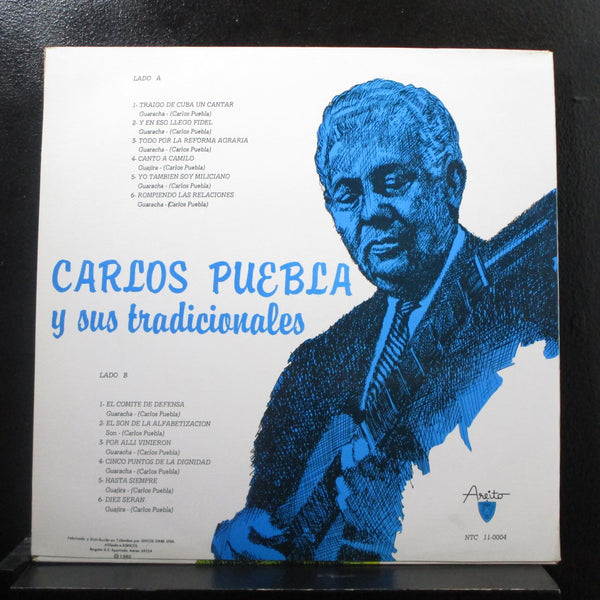 Carlos Puebla - Traigo De Cuba Un Cantar LP Mint- NTC 11.0004 Colombia Record - Shuga Records