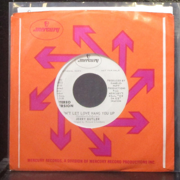 Jerry Butler - Don't Let Love Hang You Up 7" Mint- Promo Vinyl 45 Mercury DJ-152 - Shuga Records