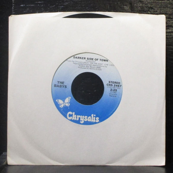 The Babys - Turn And Walk Away / Darker Side Of Town 7" VG+ Vinyl 45 Chrysalis - Shuga Records
