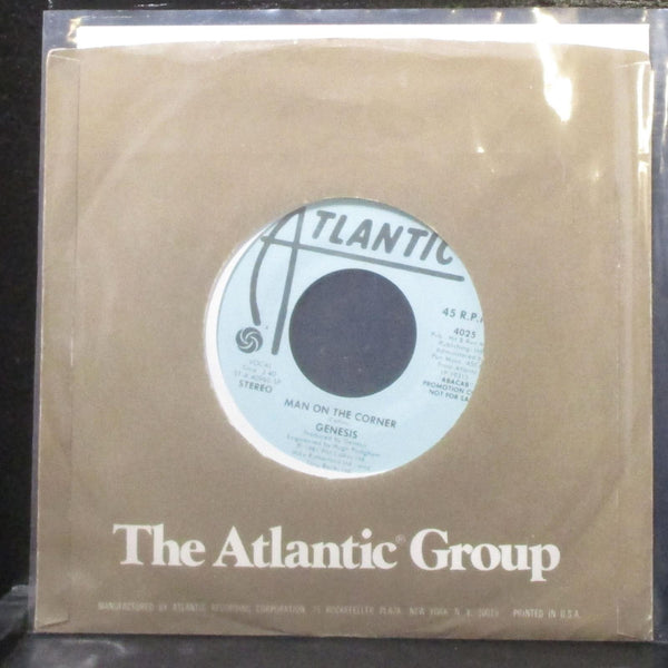 Genesis - Man On The Corner 7" Mint- Promo Vinyl 45 Atlantic 4025 USA 1982 - Shuga Records