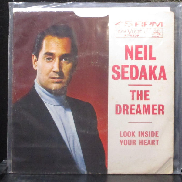 Neil Sedaka - The Dreamer / Look Inside Your Heart 7" VG+ Vinyl 45 RCA 47-8209 - Shuga Records