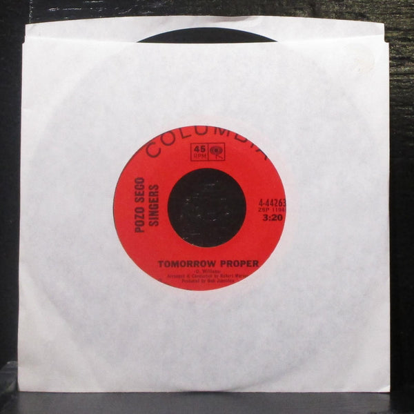 Pozo Seco Singers - Louisiana Man / Tomorrow Proper 7" VG+ Vinyl 45 Columbia USA - Shuga Records