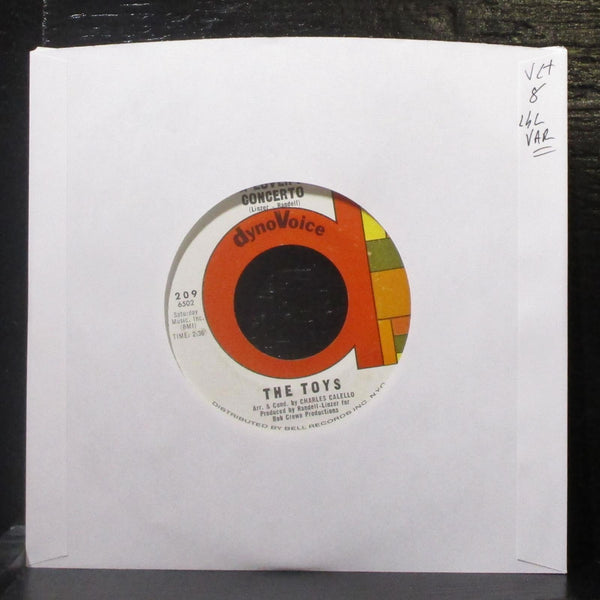 The Toys - A Lover's Concerto / This Night 7" VG+ Vinyl 45 DynoVoice 209 USA - Shuga Records