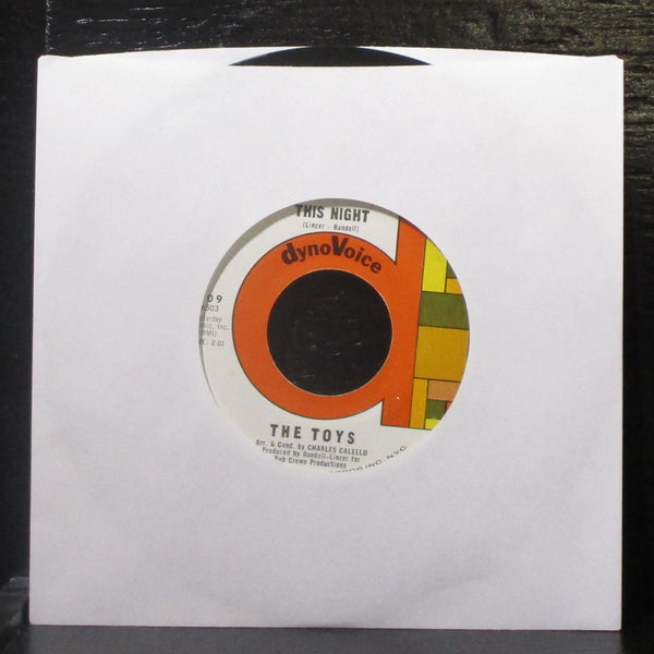 The Toys - A Lover's Concerto / This Night 7" VG+ Vinyl 45 DynoVoice 209 USA - Shuga Records