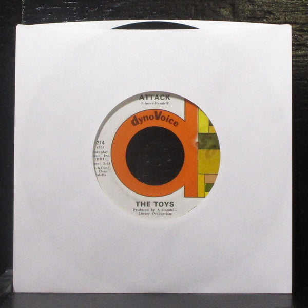 The Toys - Attack / See How They Run 7" VG+ Vinyl 45 DynoVoice 214 USA 1965 - Shuga Records