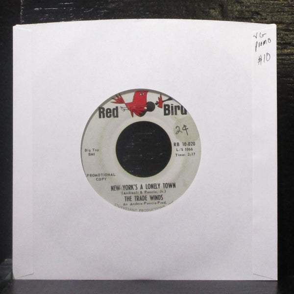 The Trade Winds - New York's A Lonely Town / Club Seventeen 7" VG Promo Vinyl 45 - Shuga Records