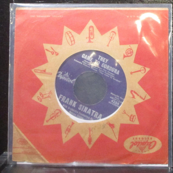 Frank Sinatra - Talk To Me / They Came To Cordura 7" Mint- Vinyl 45 Capitol 4284 - Shuga Records